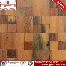 Natural Old Boat Wood Mosaic Tile For Interior Wall And Club Wall